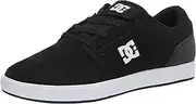 [DC] Men's Crisis 2 Skate Shoe, Black/White, 12.5