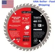 7 1/4" Carbide Circular Saw Blade,5/8" Arbor, 095" Kerf, 20° Hook (Choose Teeth)