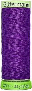 Gutermann 723665 392 Sew All 100% Recycled Top Stitch Thread 30mtr, Purple, One Size
