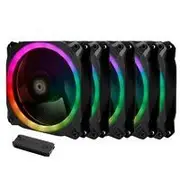 Antec Prizm 120 ARGB 5+C PWM Case Fan - 5 Pack with Controller