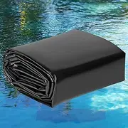 Pond Liner 5 Mil 19.7x23ft/23x26.2ft/26.2x32.8ft/32.8x39.3ft Pond Liners for Outdoor Ponds, Black HDPE Fish Pond Underlay for Koi Ponds, Streams Fountains and Garden Waterfall(2x7m(6.5x23ft))