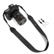 Camera Strap Black Canvas Neck Shoulder Strap with Quick Release Buckles for ...