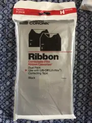 Smith Corona H63446 Correctable Typewriter Film Ribbon Cassettes