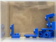 LEGO Parts - Blue Bracket 1 x 1 - 1 x 2 Inverted - No 73825 - QTY 5