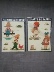 Vintage Decals For Arts and Crafts By Meyercord Crafting Glass Windows Furniture