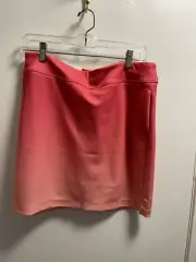 Greg Norman Shades of Pink Pull-On Golf Skort Women's Size M