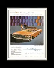 1960 Oldsmobile Ninety Eight Holiday Scenicoupe - Matted for 11x14 Frame