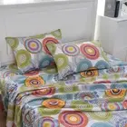MEISHANG California King Size Sheet Set Ultra Soft Brushed Microfiber Printed