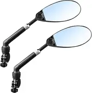Motorcycle Mirrors | Handlebar Bikes Mirror | Wide Angle Extendable Glasses Accessories for Dirt Mountain Biking Road Riding