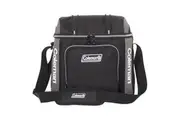 Coleman Plastic Cooler 16 Can Soft Cooler Black Outdoor Camping 30L Black Grey
