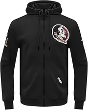 [Pro Standard] Mens College College Classic Chenille Cotton Double Knit Full Zip Hoodie