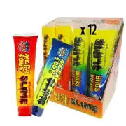 TNT Mega Sour Slime 120g x 12 Tubes Halloween Treats Party Favours Candy Buffet