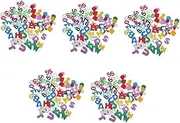 NUOBESTY 15 Sets Cheerful Alphabet Stickers Big Font Letters for Bulletin Boards Sticky Letters Set Educational Fun