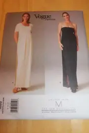Vogue Pattern Lauren Sara Maternity #1689 Size 8,10,12 Misses' Maternity Dress