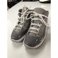 在飛比找蝦皮購物優惠-Nike air Jordan11灰亮皮童鞋15cm Dun