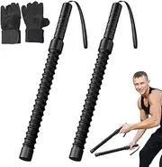 Battle Ropes for Home Gym | Cordless Workout Ropes | Portable Non-Slip Handle for Fitness Beginner, Strength Training, Building Muscle, Men Women