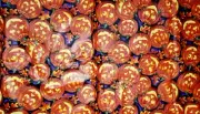 Vintage Vinyl Tablecloth Halloween 58" x 80" Rectangle Flannel Back