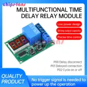 DC 12V 24V Multifunction LED Digital Time Delay Relay Cycle Timer Module Switch