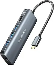 8K HDMI USB C Hub, CableCreation 5-in-1 USB C Multiport Adapter for Charging,100W Power Delivery 3 USB 3.0 Port Compatibile with Steam Deck,MacBook pro/Air M1/M2,Surface Pro,XPS