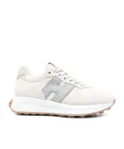 Hogan Logo Patch Panelled Sneakers 36,37.5,38.5,37,38,39.5,39,40,41,36.5,35.5 White