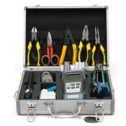 25PCS Optic Fiber FTTH Tool Kit Fiber Cleaver & FC-6S Optical Power Meter W/Box