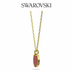 SWAROVSKI 施華洛世奇 Ginger 鏈墜 紅色, 鍍金色色調