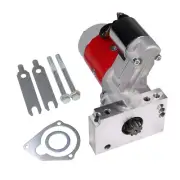 Red Heavy-Duty High Torque Mini Starter Small & Big Block Replacement for Che...