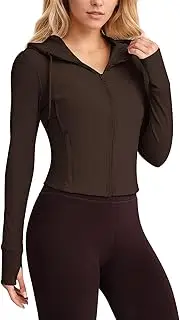 [GYM RAINBOW] Womens Workout Jacket Lightweight Full Zip Slim Fit Mesh Panels Yoga Running Jacket with ThumbHoles & Pockets