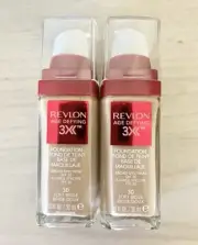 Revlon Age Defying Foundation Soft Beige X 2 Bottles