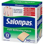 Salonpas Pain Relieving Patch -2 Pack (140 Patches)