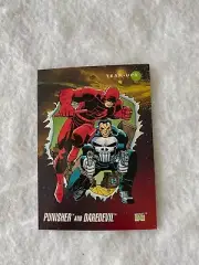 1992 Impel MARVEL UNIVERSE Series 3 - PUNISHER & DAREDEVIL - Card #92 - NM/M