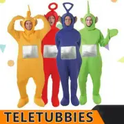 Teletubbies Adult Jumpsuit Party Fancy Dress Up Unisex Outfit Book week Costume