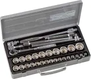 TONE 1/2" Drive 12 pt 8-32mm Socket Wrench Set 170M 33 Tools JAPAN
