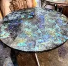 42" Labradorite Stones Table Top / Center / Dining Home Interior
