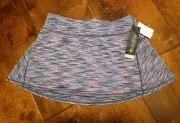 IDEOLOGY Women's XS S M L X 2XL Tennis Space-Dyed Inner Shorts MultiColor Skort