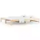 Pull-out Day Bed 2x Single Size Solid Wood Pine Wooden Mattress Base Frame