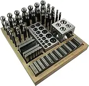 Jewellers Tools 41pc Jumbo Doming Block Swage Punch Set Made of Steel dapping die