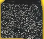 Halloween Gothic Black Lace Spider Web Table Runner Tablecloth 72x13 New