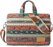 [Kinmac] New Bohemian 360° Protective Waterproof Canvas Laptop Shoulder Messenger Sleeve Briefcase case Bag for MacBook Pro 15 inch and 15.6 inch Laptop