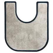 BetterLiving Toilet Surround Mat, Beige, 74x66 cm with Cut Out