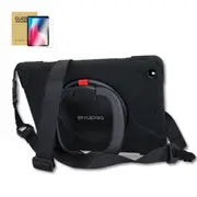StylePro, iPad 10th and 11th gen package, tough kids case + screen protector, black.