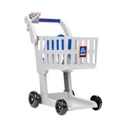 NEW Aldi Children's Jakks Shopping Cart Doll Seat Quarter slot & Quarter Holder