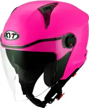 KYT D-City Plain, open face helmet , color: Neon-Pink , size: XS