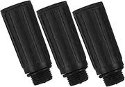 CHILDWEET 3pcs Air Compressor Breathing Nozzle Plastic Air Compressor Breather Rod Plastic Breathing Nozzle Air Pump Accessories Replacement Breathing Rod Vent Plastic Breather Rod Abs Black