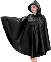 [ANYOO] Rain Poncho Waterproof EVA Hooded Rain Jacket for Men and Women, Lightweight Comfortable Raincoat with Pocket for Outdoor Hiking Camping, Quick Drying, One Size