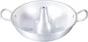 Ｂｅｓｇａ Shabu Hot Pot Cookware Non Stick Traditional Fast Heating Cooking Pot Double Handle Wok for Restaurant Parties Household, 26cm
