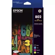 Epson 802 4 Colour Ink Cartridge Value Pack NEW UNOPENED GENUINE