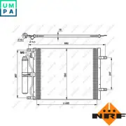 CONDENSER AIR CONDITIONING 35784 FOR NISSAN NOTE/VAN MICRA/III K9K276/708 1.5L