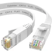 0.5M-30M Ethernet Cable, Cat 6e/Cat6 Ethernet Cable High Speed with Network Patch Cords, LAN Cable with Rj45 Connector for Router Modem Faster Than Cat 5e/Cat 5-White