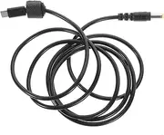 Type C to Dc Power Adapter Cable Versatile Charging Converter for Output Durable Construction Flexible Tangle Design